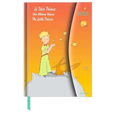 Imagen de Der Kleine Prinz 2025 Diary Buchkalender Taschenkalender 16x22: Magneto