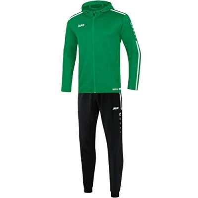Imagen de JAKO Chándal para hombre de poliéster Striker 2.0 con capucha, color verde/blanco, talla 4XL, M9419