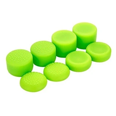 Imagen de Paquete de 8 piezas mandos analógicos para mando gamepad con relieve antideslizante palanca pulgar PS4, PS3, Switch Pro, Xbox one, 360, Wii U, PS2 (amarillo)