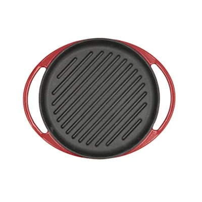 Imagen de Bidasoa Fierro Asador Redondo Hierro Esmaltado 25cm Rojo
