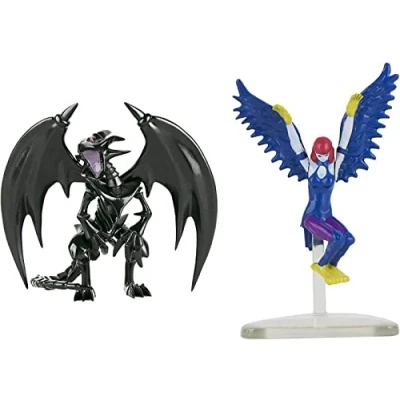Imagen de Super Impulse 5502C Yu Gi Oh Figuras articuladas de 3.75 Pulgadas Altamente detalladas. El Juego Incluye Dama arpía y dragón Negro Ojos Rojos