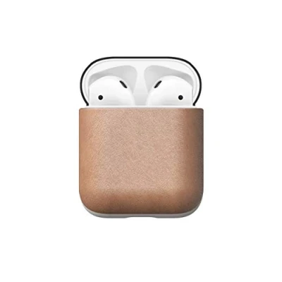 Imagen de Funda Para Airpods De Cuero Nomad , Compatible Qi Camel