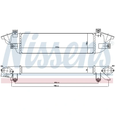 Imagen de NISSENS 961010 Intercooler