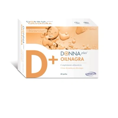 Imagen de DONNAplus Oilnagra Perlas 60 Complemento Alimenticio para el Bienestar Menstrual con Aceite de Onagra