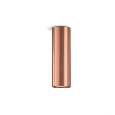 Imagen de EXO lighting Lámpara de techo TANIA (H.17 cm), ø5,5 cm, GU10 50W, acero, cobre, IP20, ilumina tus espacios interiores como salas espera, dormitorios, salones pequeños, entradas, recepciones