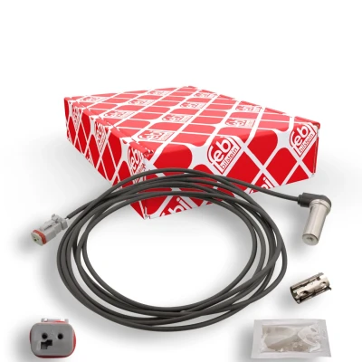 Imagen de FEBI BILSTEIN 103763 Sensor de ABS Eje delantero, derecha con grasa, casquillo 1150 3620 3680