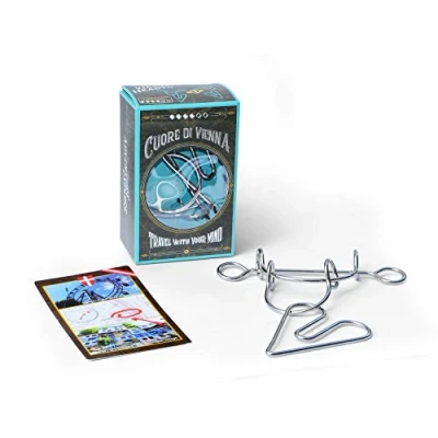Imagen de Logica Juegos Art. Corazón de Viena Rompecabezas Metal Dificultad 4/6 Extrema Cast Puzzle Serie Viajeros