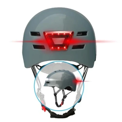 Imagen de BEEPER ME135M G Casco LED, Adultos Unisex, Gris, Medium