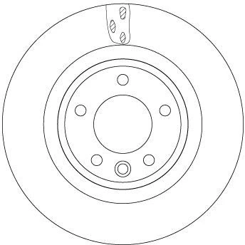 Imagen de TRW DF6956S Disco de freno 325 25 5 120 ventilado barnizado LAND ROVER: Range Rover Sport, 4, Discovery