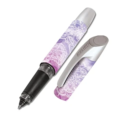 Imagen de Online Bolígrafo ergonómico para colegio/universidad Campus Dream zurdos y diestros, parte de agarre suave, cartuchos tinta estándar, recargable, ideal principiantes, alumnos
