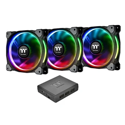 Imagen de Thermaltake Riing Plus Ventilador de PC, RGB LED, 14 x 2,5 cm