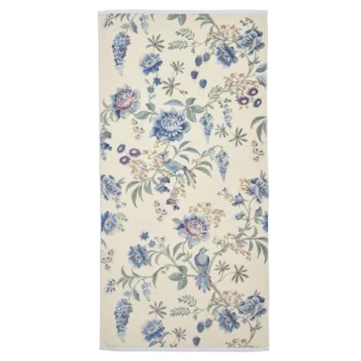 Imagen de PiP Studio Secret Garden Toalla de baño (70 x 140 cm), color blanco y azul