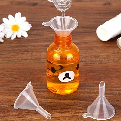 Imagen de Aofocy Mini embudos de Viaje plástico para Rellenar pequeñas muestras Perfume, 5 Unidades