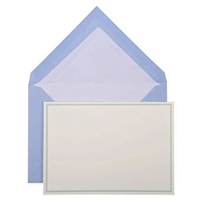 Imagen de G. Lalo Sobres y para de felicitación, color azul