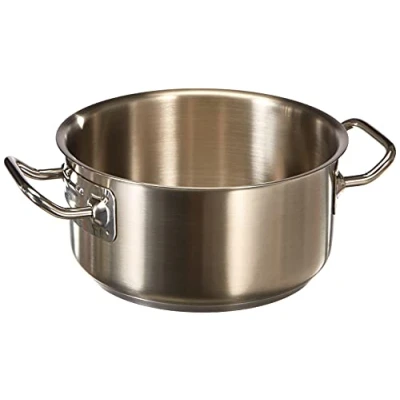 Imagen de Ollas Agnelli Cacerola Baja con Dos Asas, 18/10 de Acero Inoxidable, Plata, 20 cm