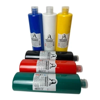 Imagen de Tinte para tela de 500 ml. Pintura textil resistente al lavado. Color camiseta tejidos claros. Lavable a máquina, textil, fijación mediante planchado (juego