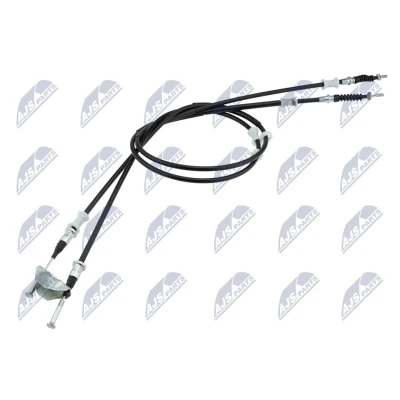 Imagen de NTY HLR PL 017 Cable de Freno Mano Atrás izquierda, derecha 1592, 1403 Discos OPEL: Astra G Coupé, Berlina, CC