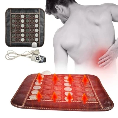 Imagen de Almohadilla Térmica De Infrarrojos Lejanos Jade, Eléctrica para Aliviar El Dolor Espalda Y Los Calambres, Terapia Caliente por Ciática, Artritis