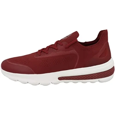 Imagen de Geox U Spherica Actif Zapatillas, Hombre, Talla: 41, Dark red Zapatos