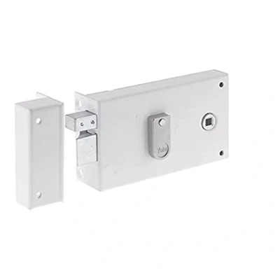 Imagen de Yale YAH37G Cerradura Horizontal con alcachofa, 2 Llaves, versión Izquierda, para Rejilla y Portal