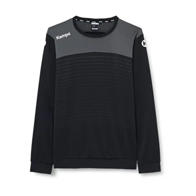 Imagen de Kempa Emotion 2.0 Training Top Sudadera De Entrenamiento Balonmano, Hombre, Negro/Antracita, 4XL