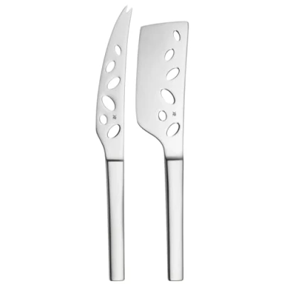 Imagen de WMF Nuova Set 2 Cuchillos para Queso, Acero Inoxidable Pulido Cromargan, Aptos Lavavajillas