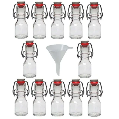 Imagen de Viva Haushaltswaren Botellas de Vidrio, Cristal, 50 ml