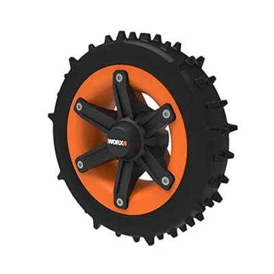 Imagen de WORX Ruedas en L WA0955 para robot cortacésped Landroid Modelo L. todoterreno mejores características de conducción. Accesorios originales compatibles con WR147E.1, WR148E y
