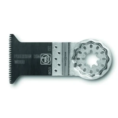 Imagen de FEIN E Cut precisión P HCS, Set 1 hoja de sierra 65x50 mm, Alojamiento Starlock Plus, Dentado Japan doble hilera para todos los materiales derivados la madera, placa cartón yeso y plásticos