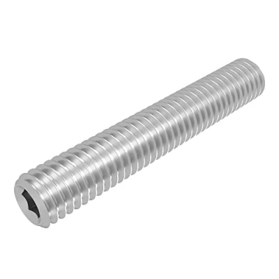 Imagen de Tornillo prisionero SECCARO con punta cónica M5 x 30 mm, acero inoxidable V2A VA A2, DIN 913 / ISO 4026, hexágono interior, 20 piezas