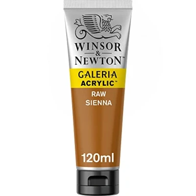 Imagen de Winsor &amp; Newton Pintura Acrílica , 120 ml, Marrón (Raw Sienna)