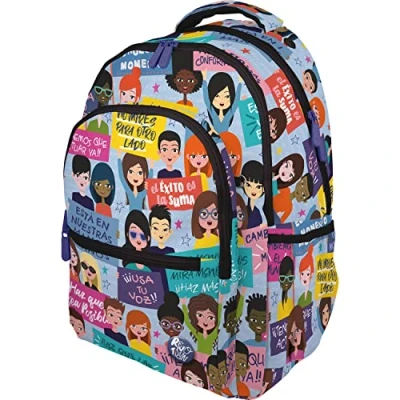 Imagen de Grafoplás Revolution, Mochila Escolar Roomy Move On Unisex Niños, Multicolor, 33x46x22 5cm