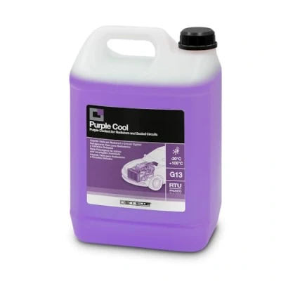 Imagen de ERRECOM Purple Cool, Líquido para Radiadores 20C/+106C, anticongelante G13 con Paquete de aditivos glicerina, Listo Usar, 5 litros