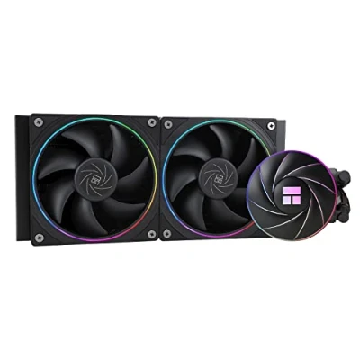 Imagen de THERMALRIGHT Aqua Elite 240 ARGB V2 Refrigerador de agua para CPU, Aio 2 ventiladores PWM 120 mm, rodamientos S FDB, Fine Aperture Effect, AMD/AM4/AM5, Intel