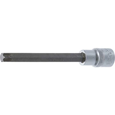Imagen de BGS 5184 T55 Punta de vaso longitud 140 mm entrada 12,5 (1/2&quot;) perfil en T (para Torx)