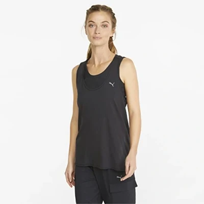 Imagen de PUMA Studio Foundation Relaxed Tank Top, Mujer, Negro, XS