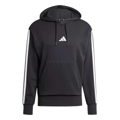 Imagen de adidas Hombre ESSENTIAL THREE STRIPES FRENCH TERRY HOODIE, black/white, XS