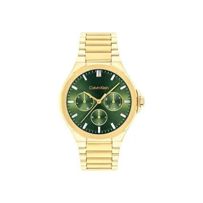 Imagen de Calvin Klein Vibrancy Reloj goldcoloured/green, Mujer, Talla: One Size, Gold coloured/green