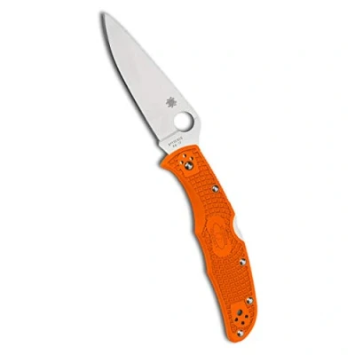 Imagen de Spyderco C10FPOR Navaja, Unisex Adulto, Orange, Small