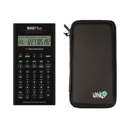 Imagen de Texas Instruments TI BA II Plus Professional + Funda Protectora SafeCase Extensión de garantía