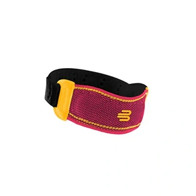 Imagen de BAUERFEIND 1 x Rodillera Deportiva Unisex Derecha/Izquierda Deporte Pelota, Atletismo Alivio de la Presión Anillo Silicona S Rosa 22g