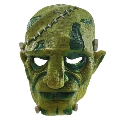 Imagen de Carnavalife Mascara Frankenstein Adulto Niño Latex, Halloween Niño, Monstruo Verde,Mascara Disfraz