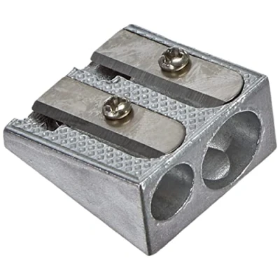 Imagen de Herlitz Fancy 1 Sacapuntas Doble de Metal con Agujero para Lapiceros