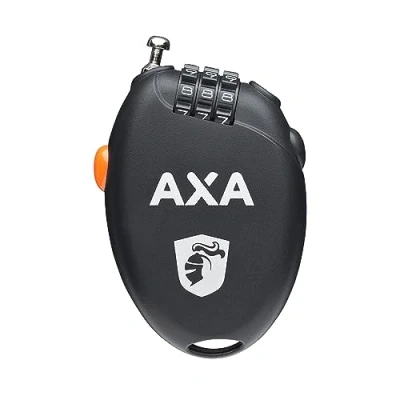 Imagen de AXA Seilschloß Roll Candado de Cable para Bicicleta, Unisex, Noir, 750 mm x 1.6