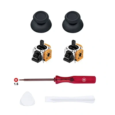 Imagen de Mcbazel 7 en 1 Joystick Kit de Reparación Repuesto para PS5 DualSense Controlador con Destornilladores, palanca analógica 3 pines, tapa el pulgar