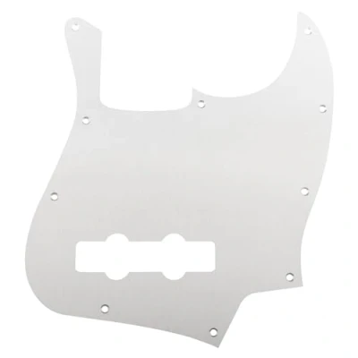 Imagen de Musiclily Ultra 10 Agujeros Aluminio Anodizado Golpeador J Bass Pickguard para Fender American Standard Jazz Bass, Color Original