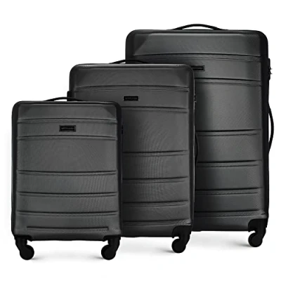 Imagen de Wittchen Globe LINE Collection Juego de maletas, Talla: One Size, Schwarz
