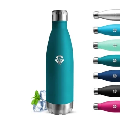 Imagen de Grsta Botella Agua Acero Inoxidable, 750ml Termica, A Prueba de Fugas, sin Bpa, Deportiva, Doble Aislamiento, Cantimplora para Oficina, Cámping, Senderismo, Yoga