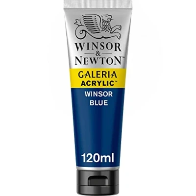 Imagen de Winsor &amp; Newton Pintura Acrílica , 120 ml, Azul (Winsor Blue)