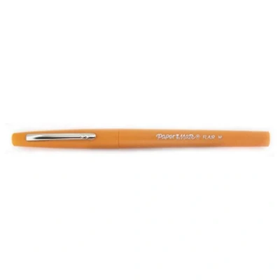 Imagen de Paper Mate Flair Bolígrafo de punta fieltro (tamaño mediano), color naranja